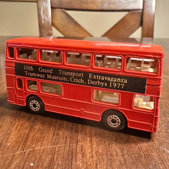 Vintage Matchbox 1972 Red Double Decker Bus "The Londoner" No. 17 Die-Cast - Picture 3 of 5
